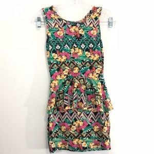 🦋 5 For 20$ | Mini Dress peplum Waisted S